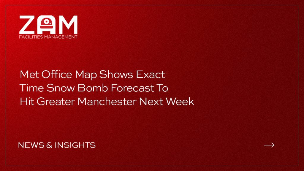 Met Office map shows exact time snow bomb forecast to hit Greater Manchester next week